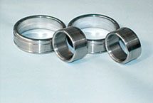 Rings for spherical and cylindrical roller bearings
